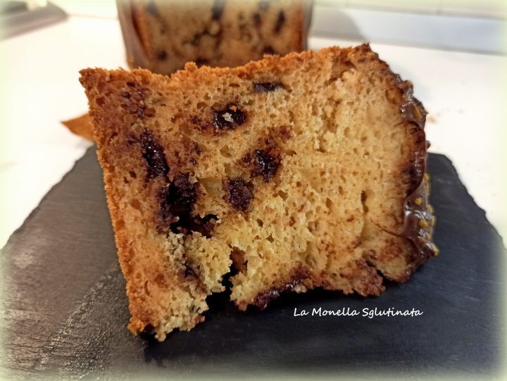 Panettone con farine naturali e pepite di cioccolato