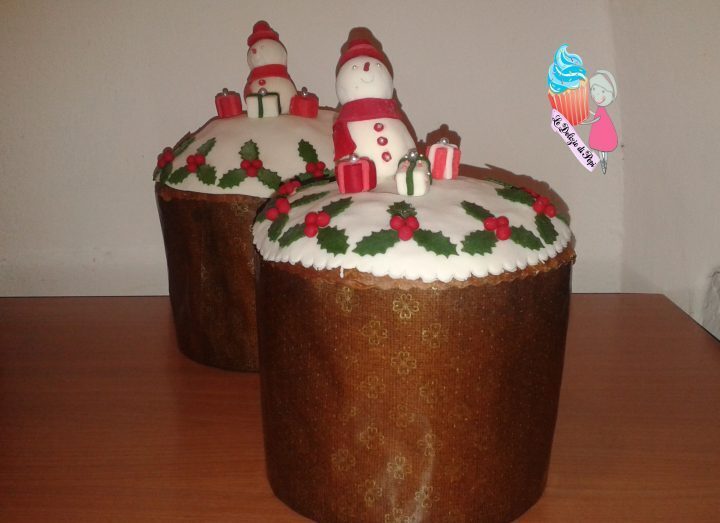 Panettone decorato