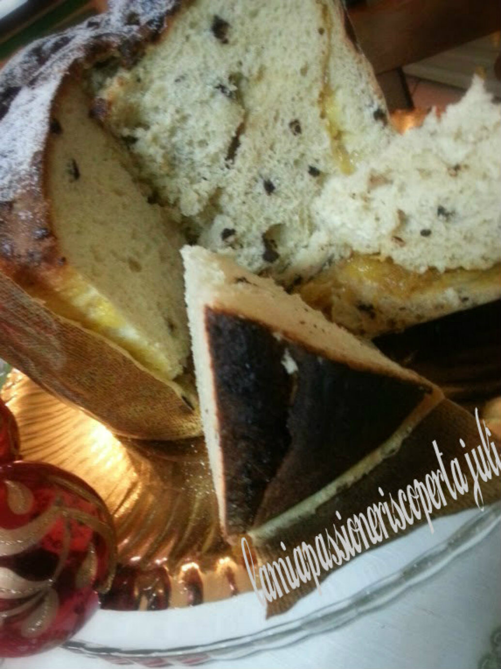 Panettone fatto con lievito madre