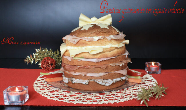 Panettone gastronomico con impasto indiretto