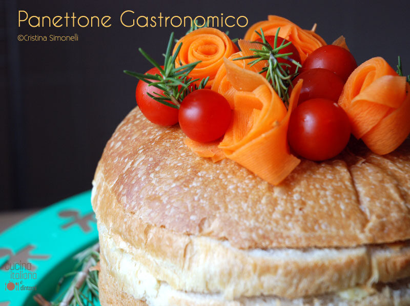 Panettone gastronomico farcito