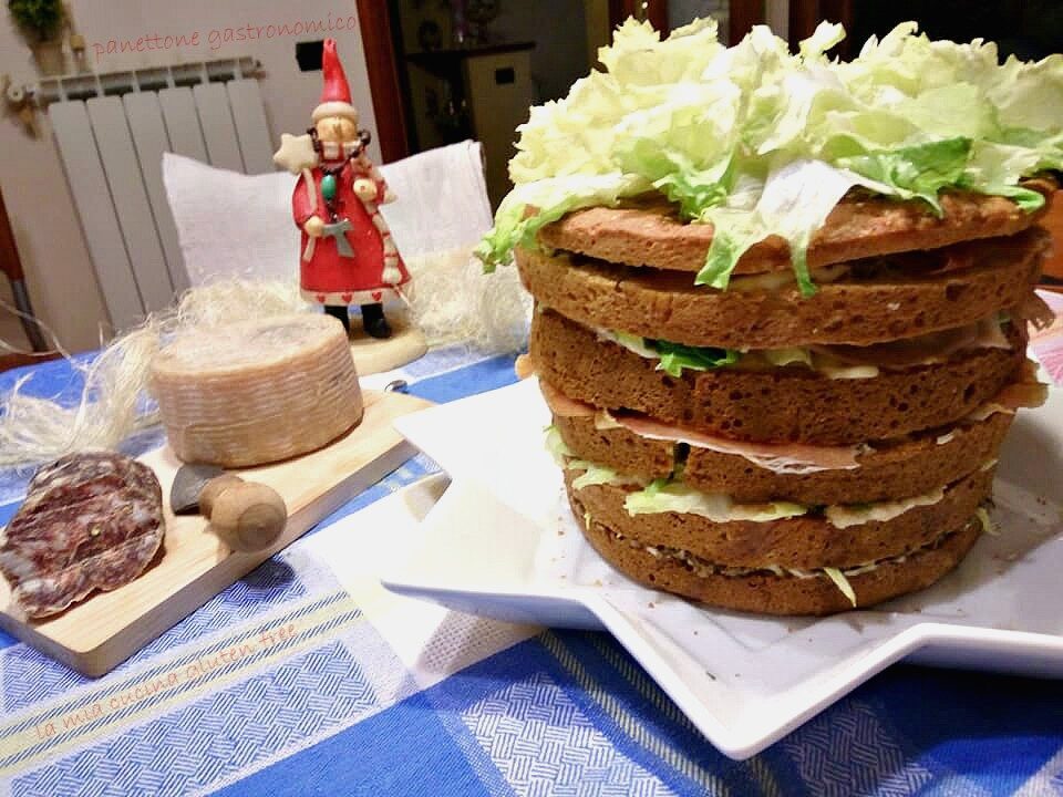 Panettone gastronomico senza glutine