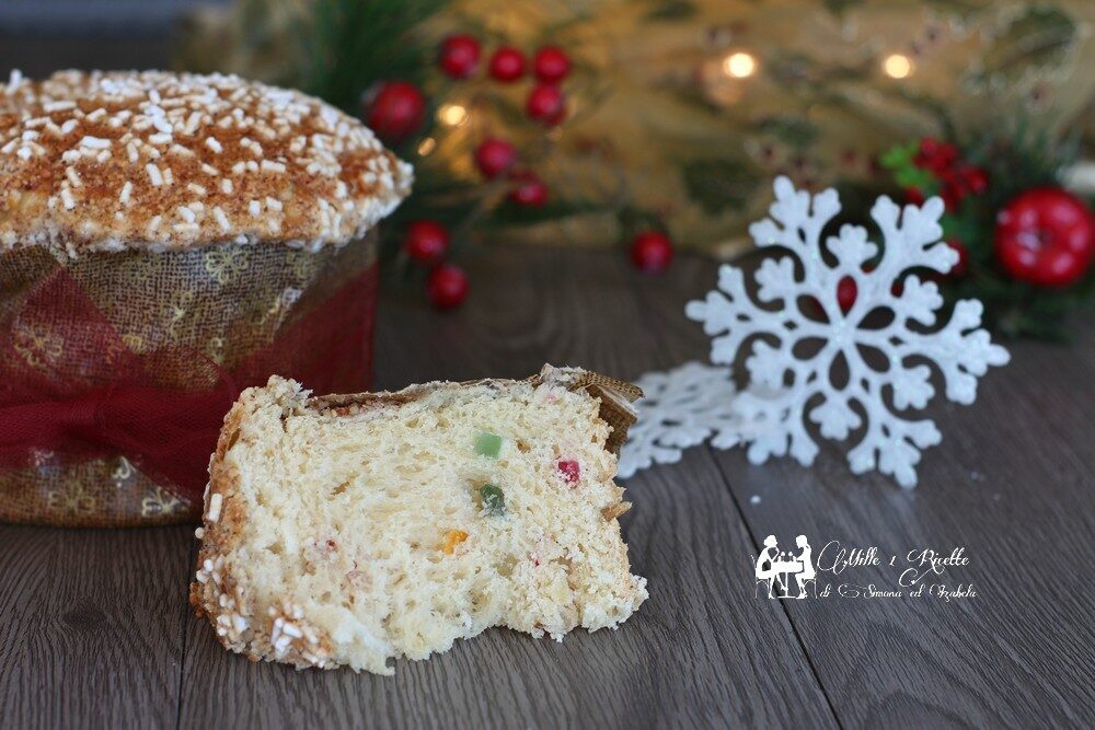 Panettone nocciolato, con canditi e solo 1 g di lievito