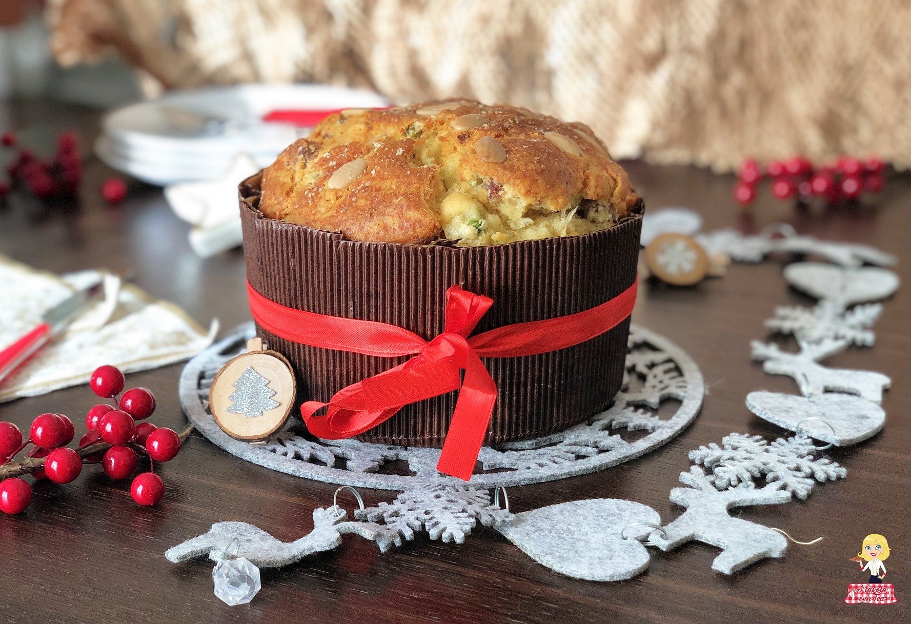 Panettone salato senza lievitazione