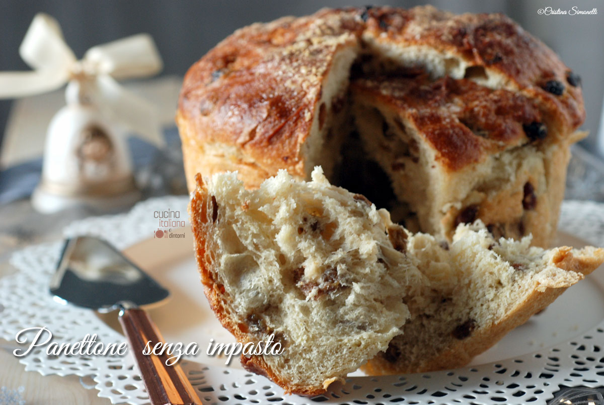 Panettone senza impasto