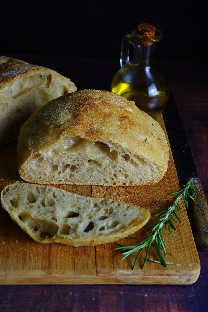 Panfocaccia con semola senatore cappelli