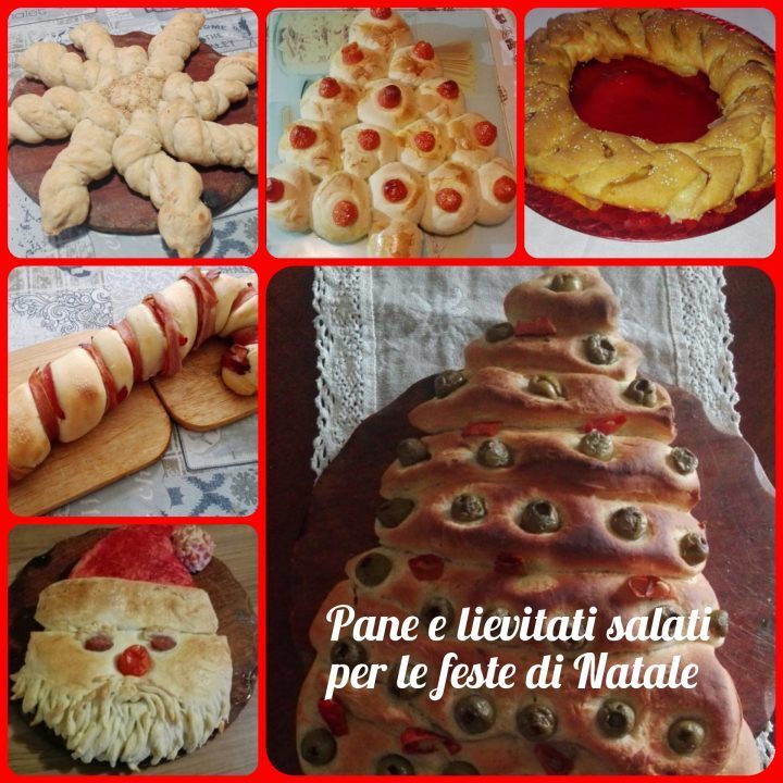 Pani speciali e lievitati salati natalizi