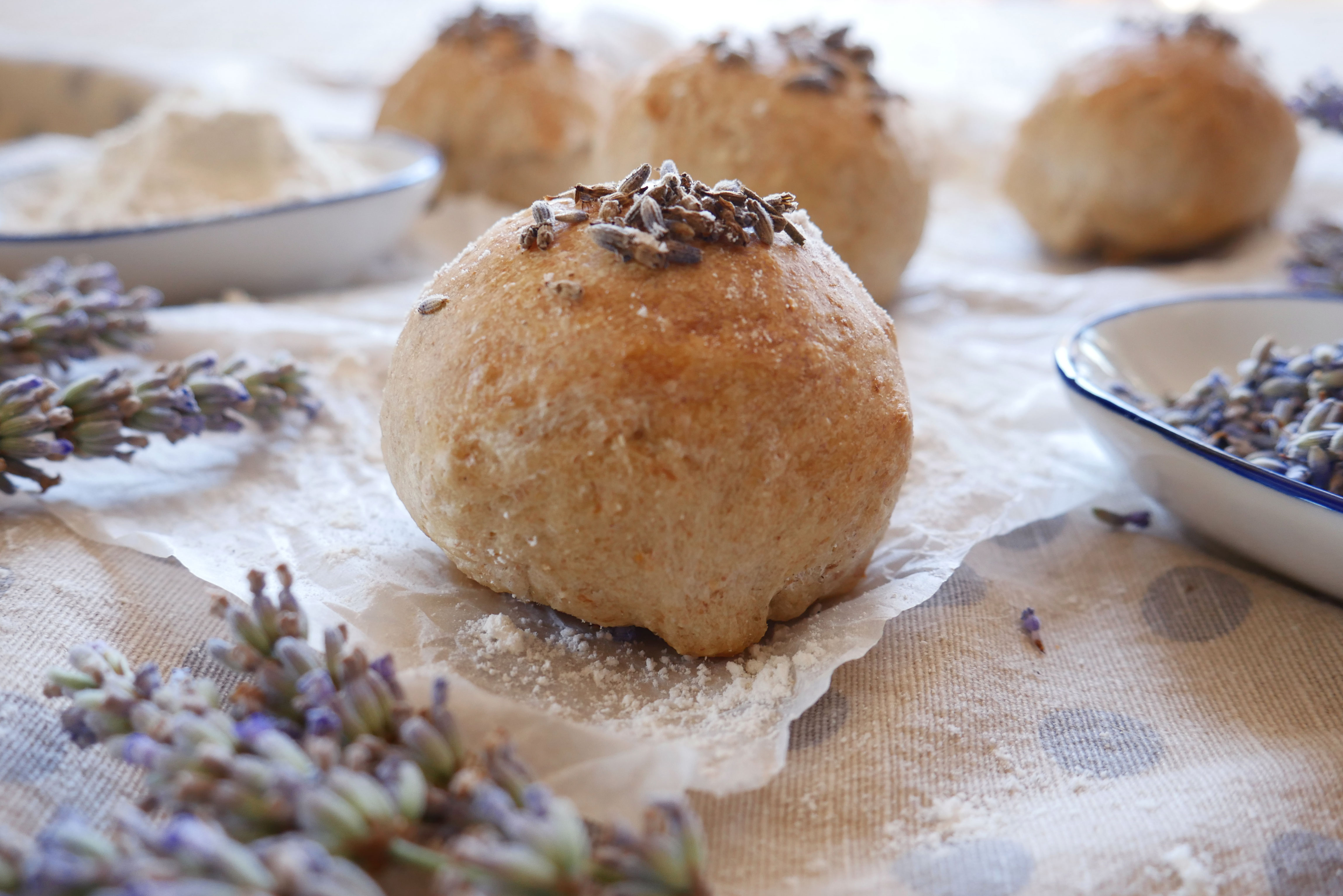 Panini al profumo di fiori di lavanda