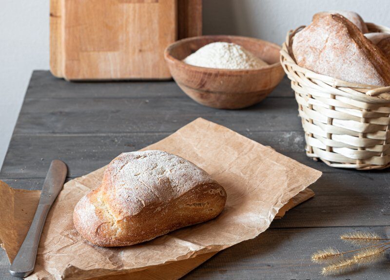 Panini ciabatte di semola