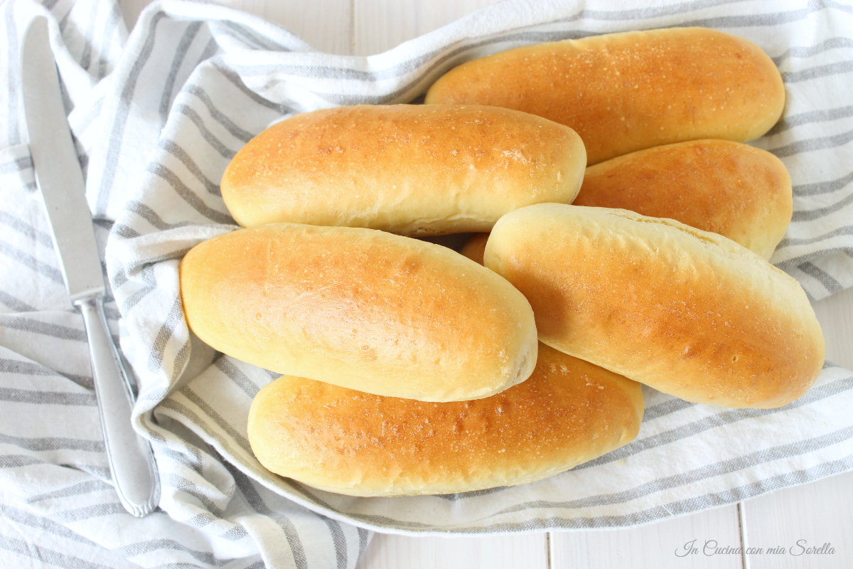 Panini da hot dog sofficissimi