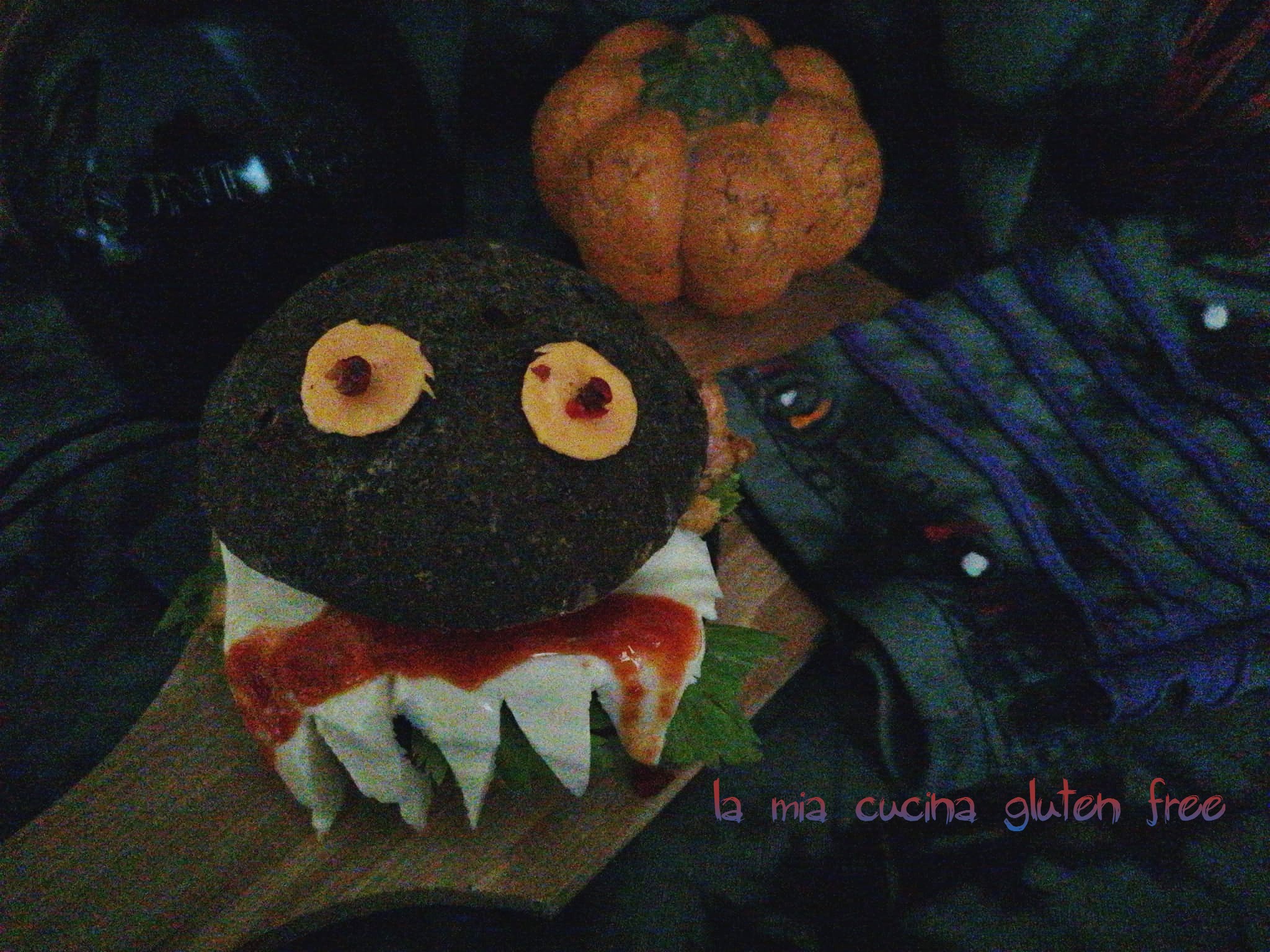 Panini di halloween senza glutine