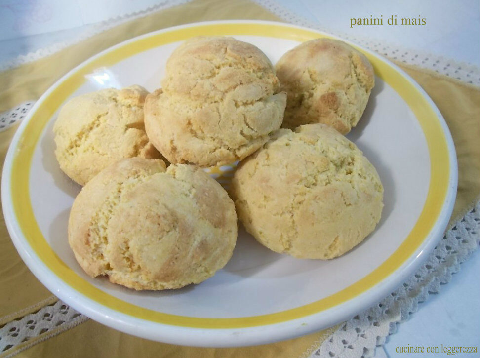 Panini di mais con lievito madre
