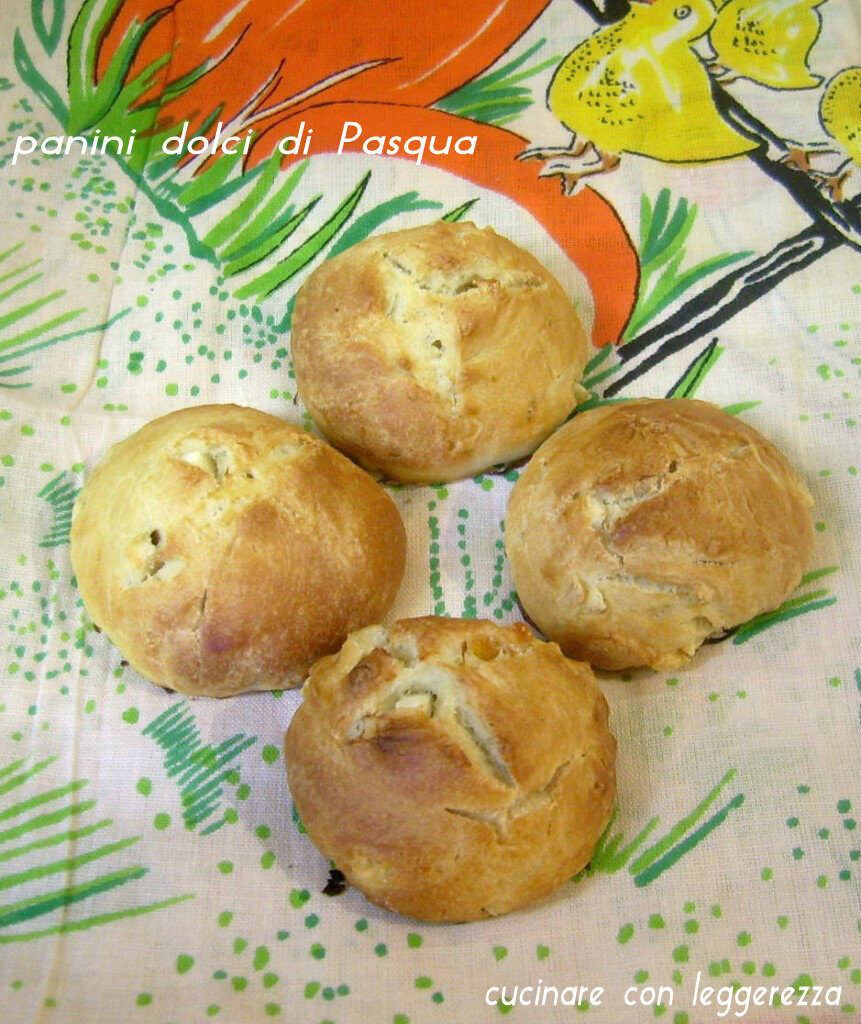 Panini dolci di Pasqua – lievito madre