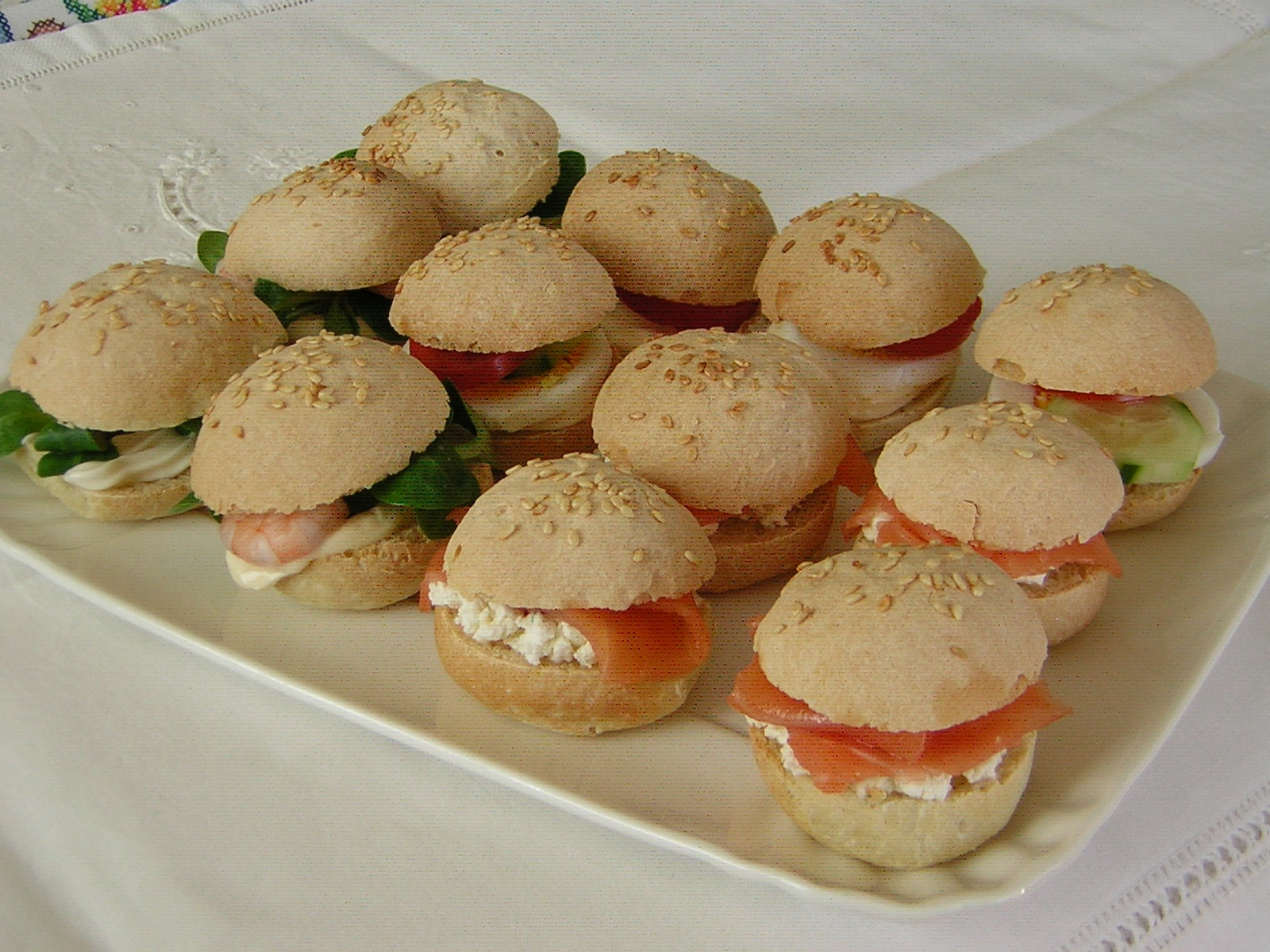 Panini mignon light farciti
