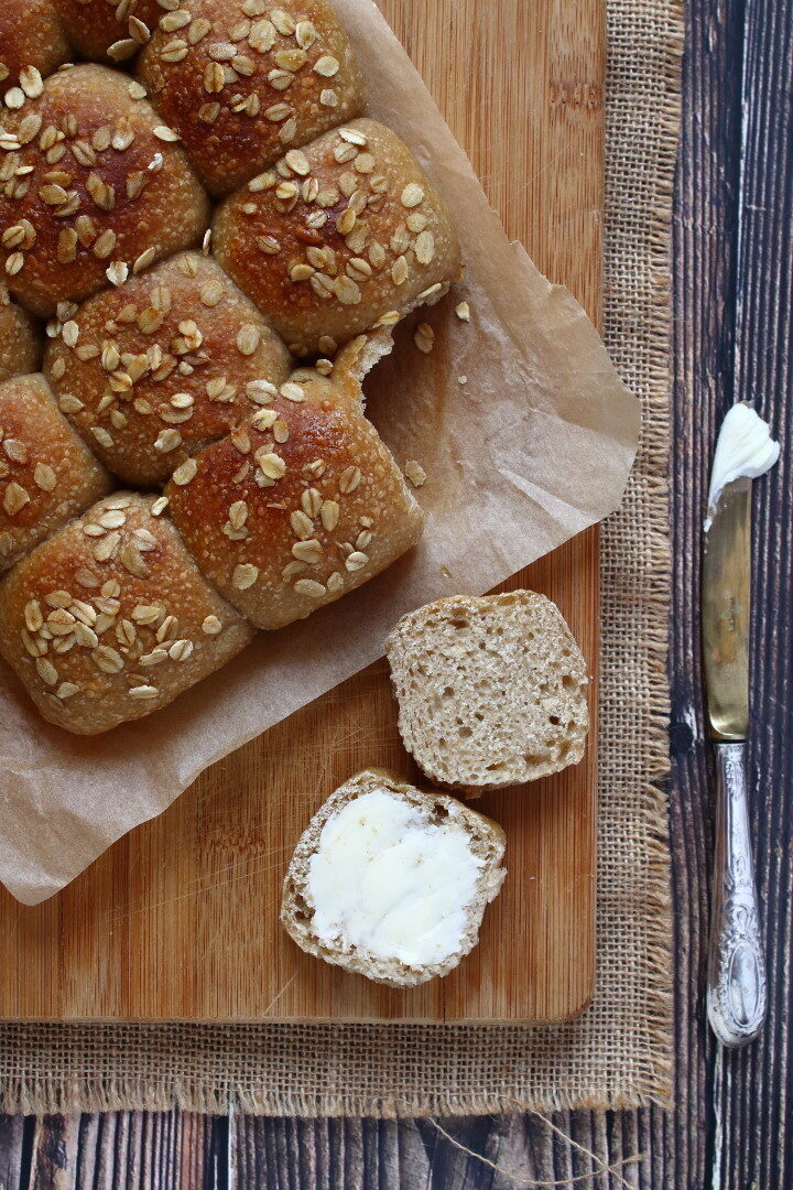 Panini morbidi all’avena