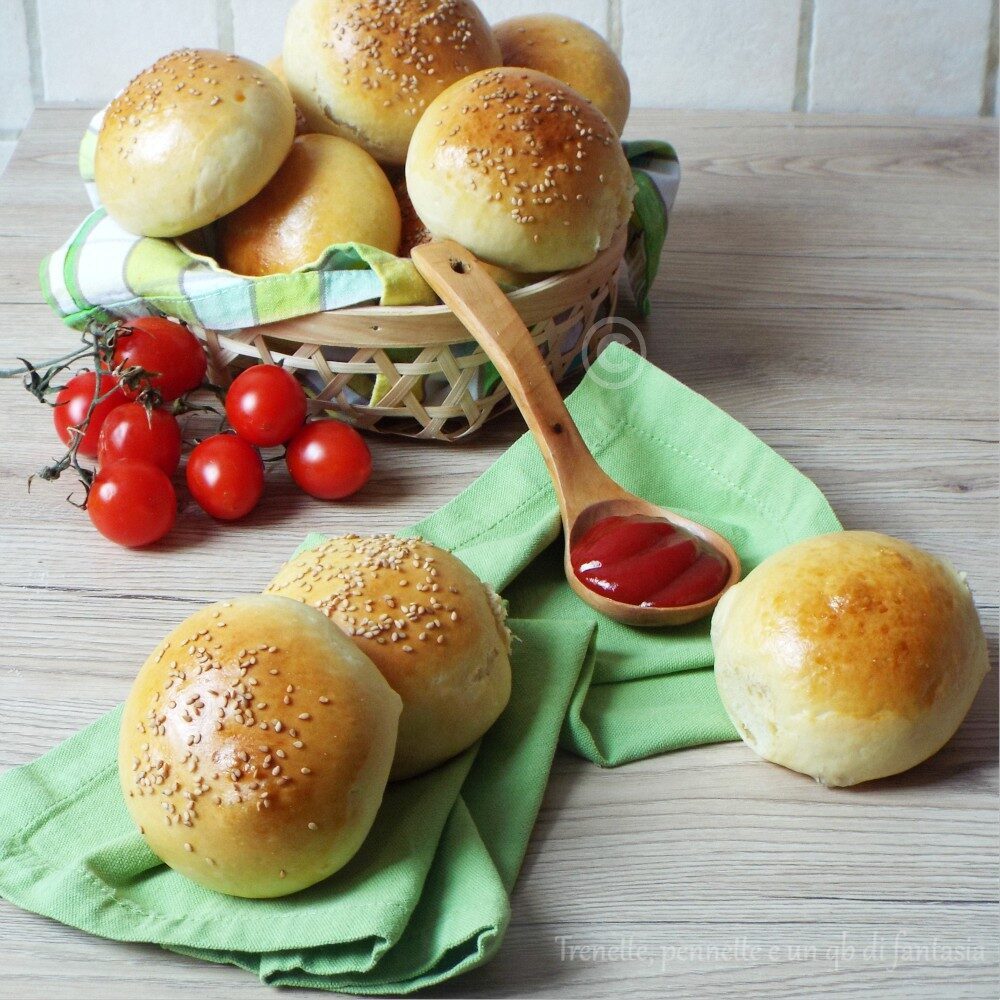 Panini per hamburger