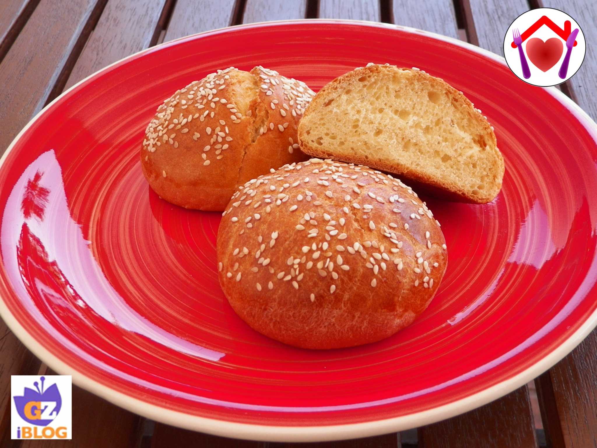 Panini per hamburger