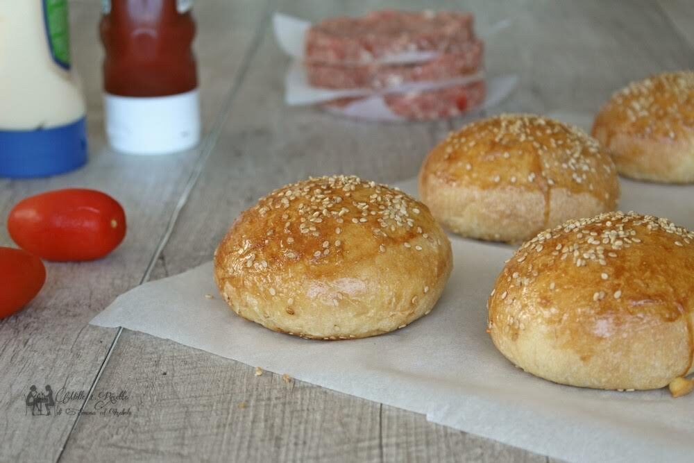 Panini per hamburger