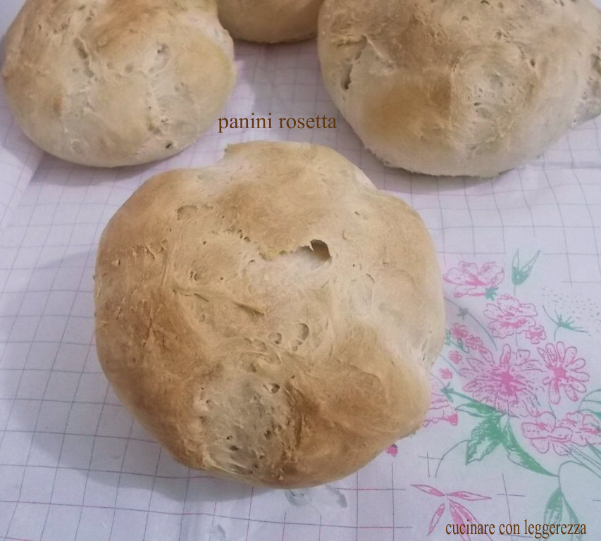 Panini rosetta – lievito madre