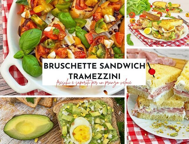 Panini tramezzini bruschette e sandwich da portare dove vuoi