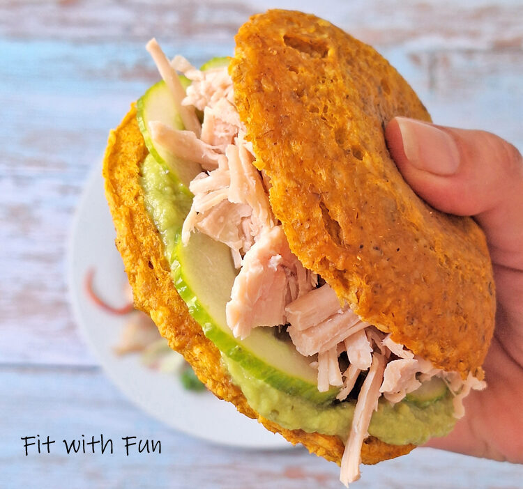 Panino di zucca 3 ingredienti 5 minuti proteico
