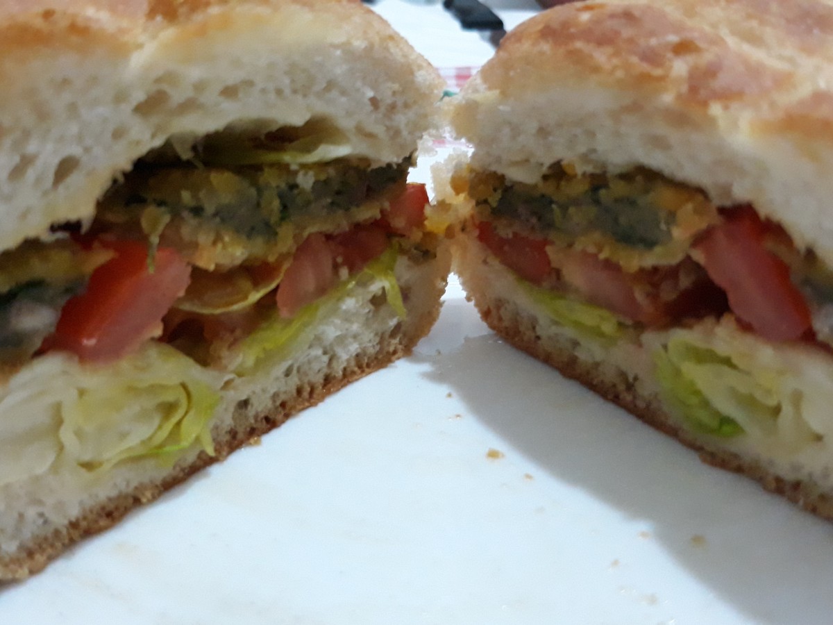 Panino fast food : ricetta fatta in casa