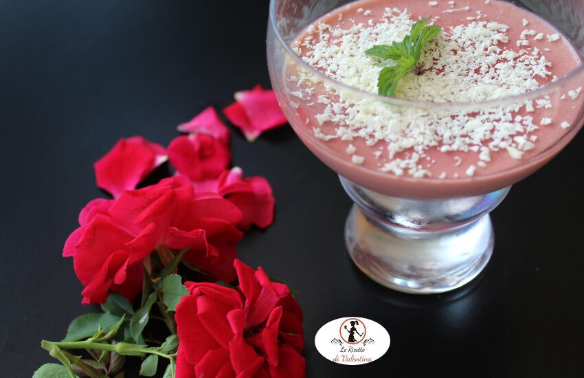 Panna cotta ai lamponi (congelati)