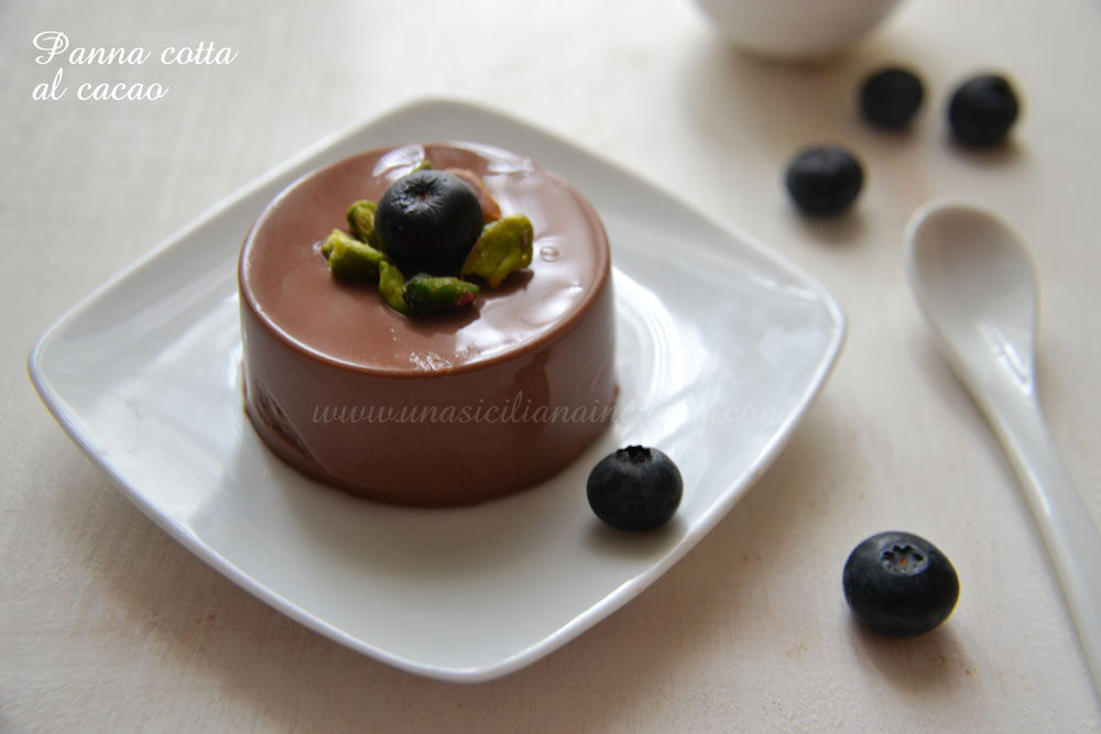 Panna cotta al cacao golosa