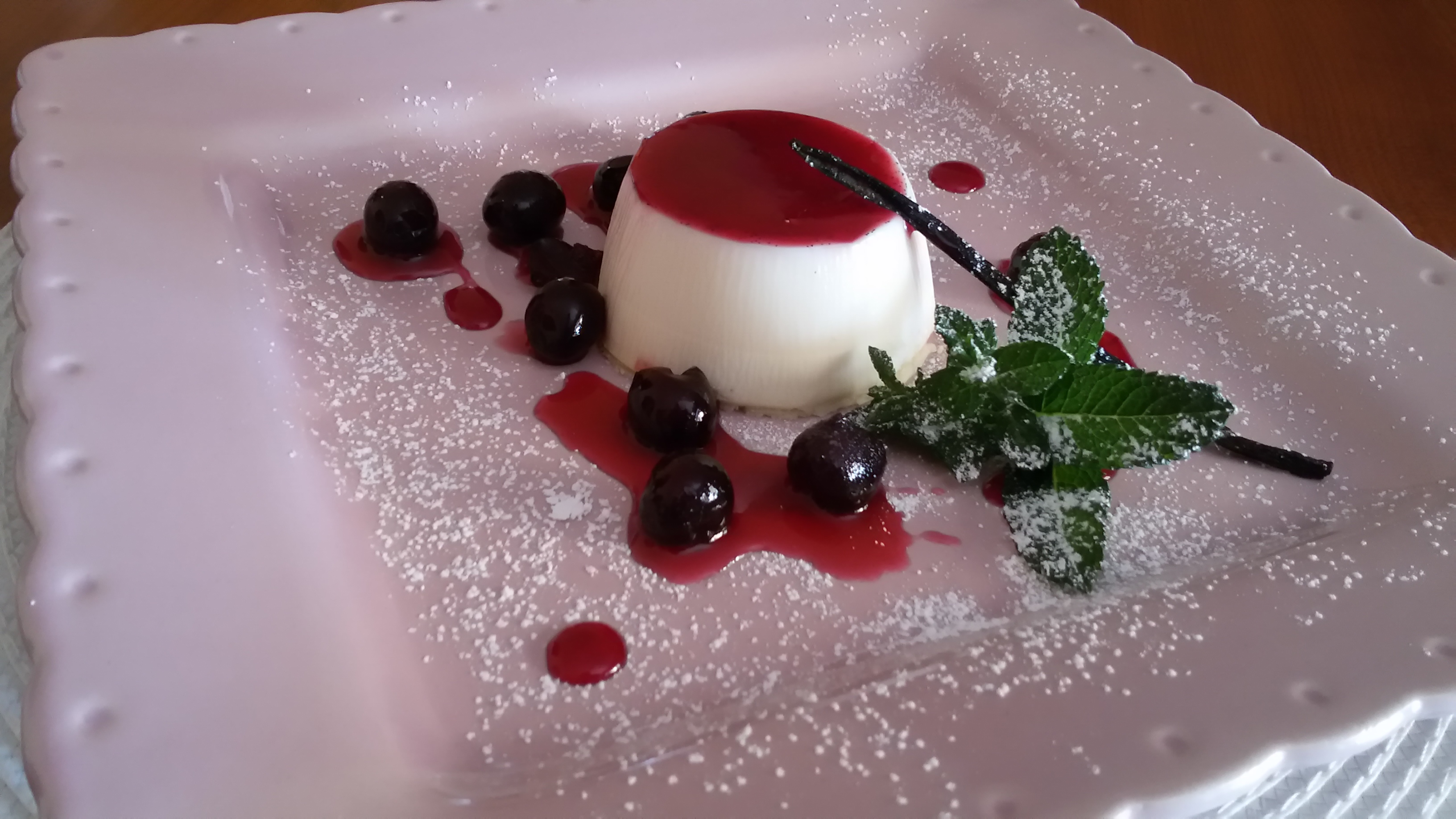 Panna cotta al cioccolato bianco