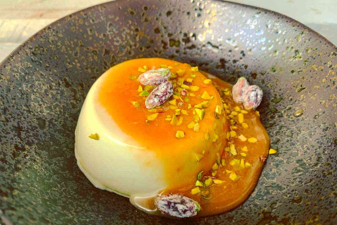 Panna cotta al pistacchio
