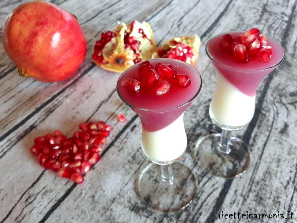 Panna cotta alla melagrana