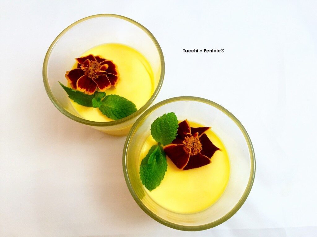 Panna cotta allo zafferano