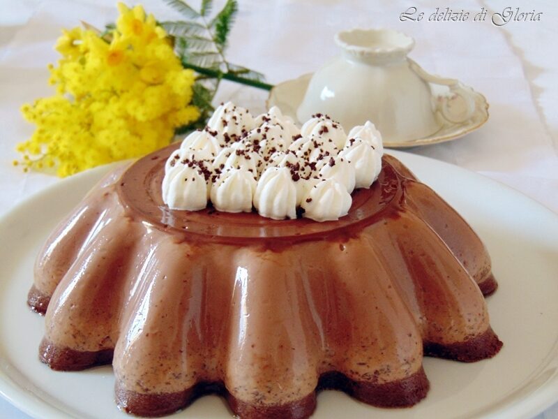 Panna cotta cioccolato e caffè