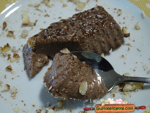 Panna cotta nutella nocciole