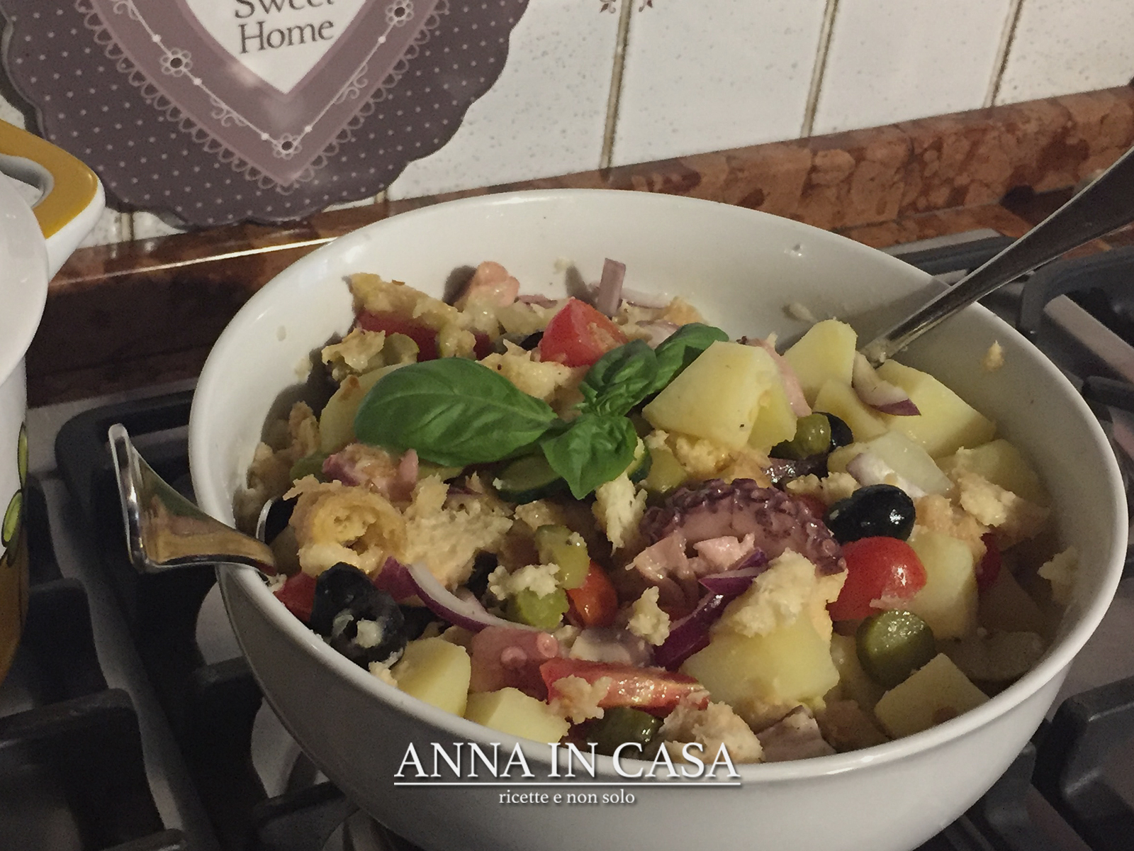 Panzanella di polpo e patate
