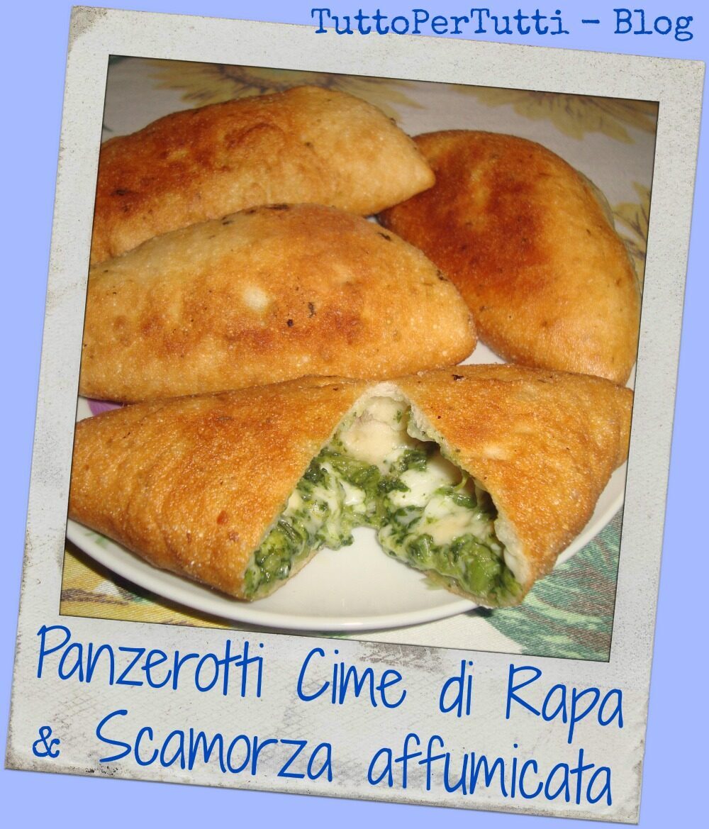 Panzerotti cime di rapa e scamorza affumicata