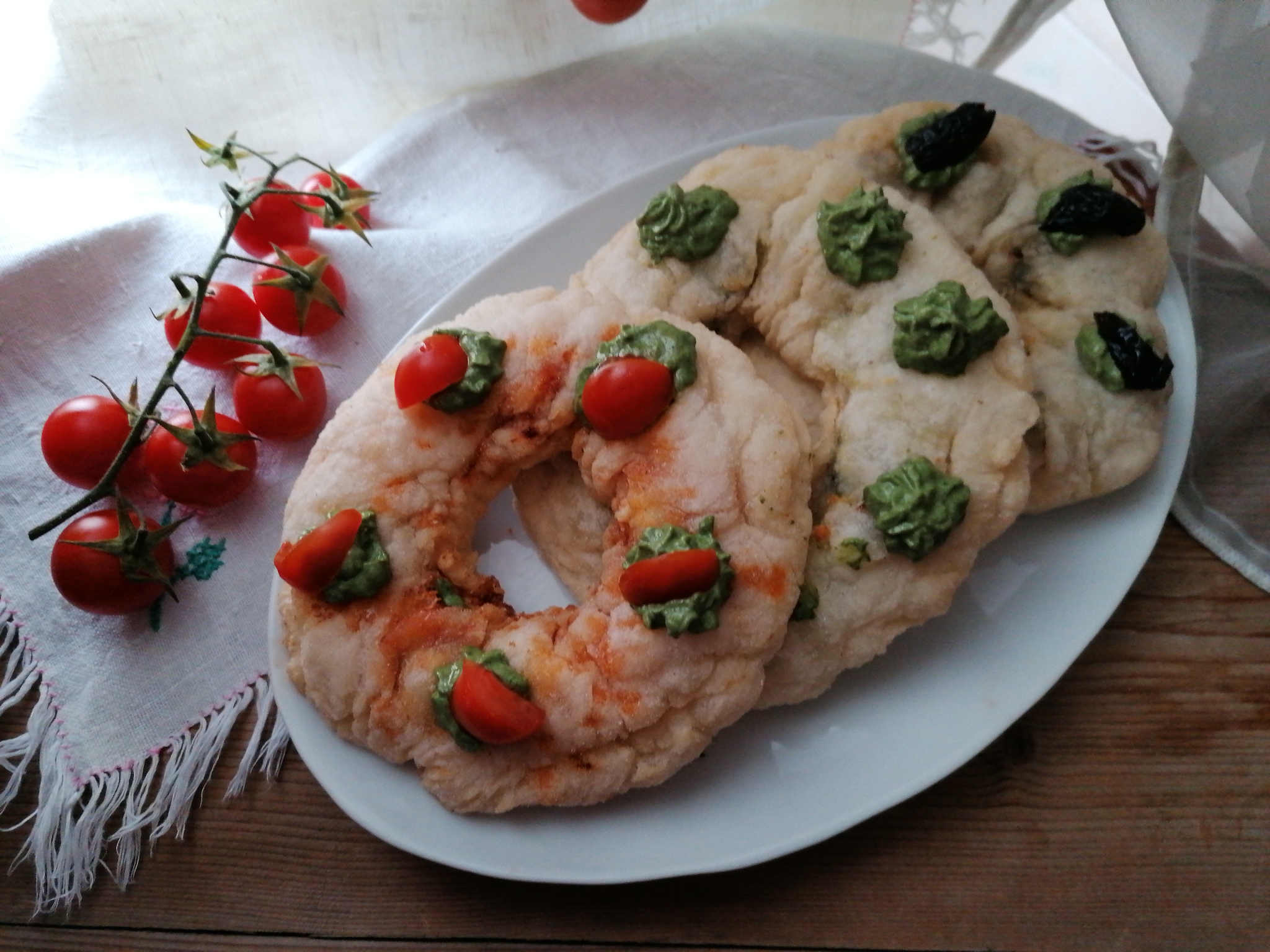 Panzerotti zeppola salati senza glutine