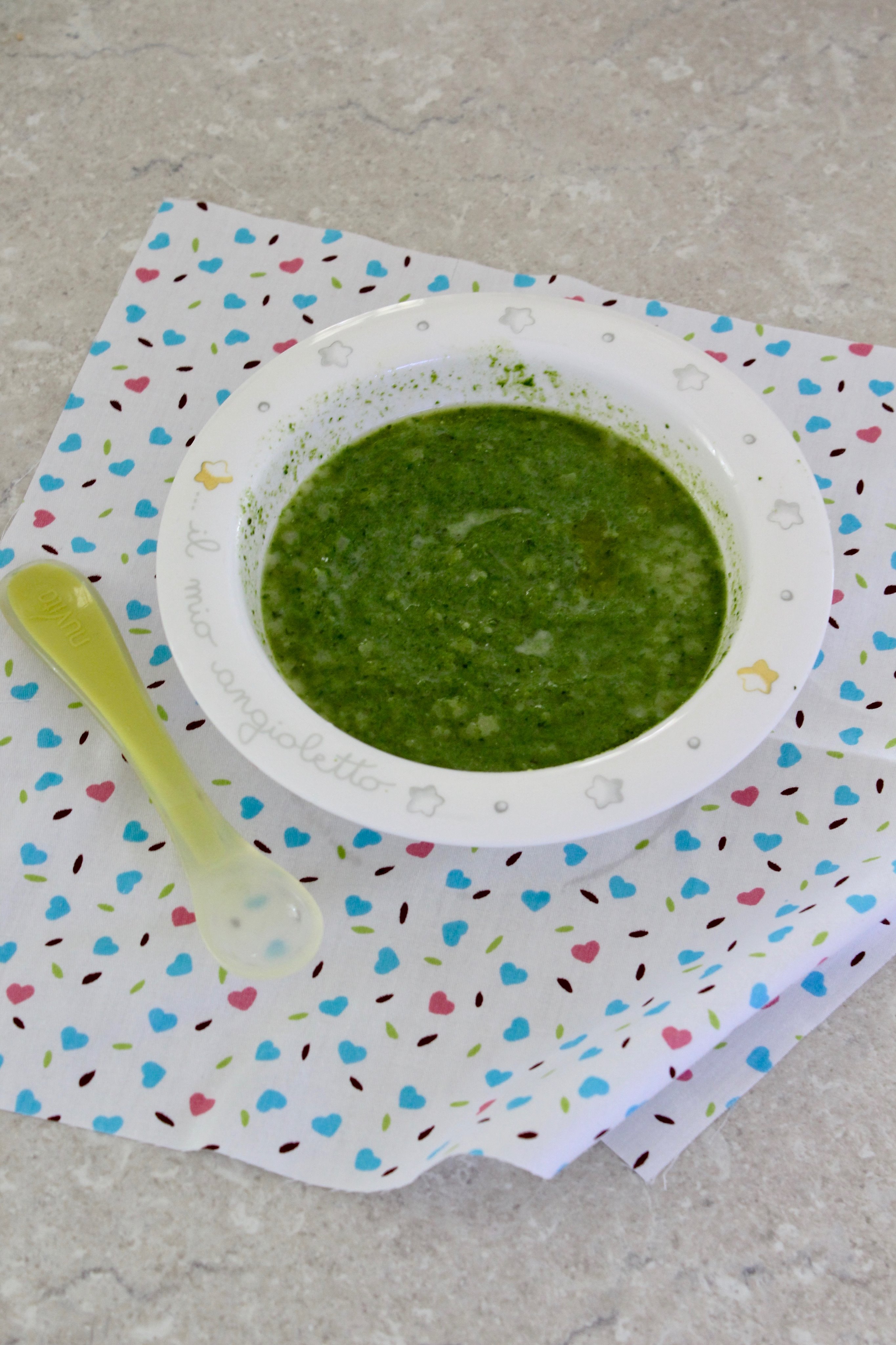 Pappa con spinaci e ricotta