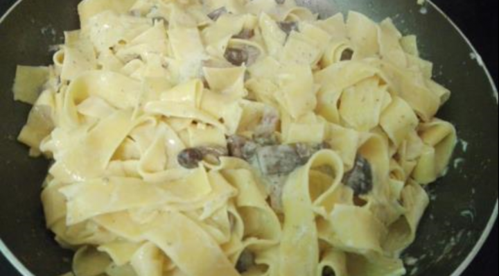 Pappardelle ai funghi misti e mascarpone