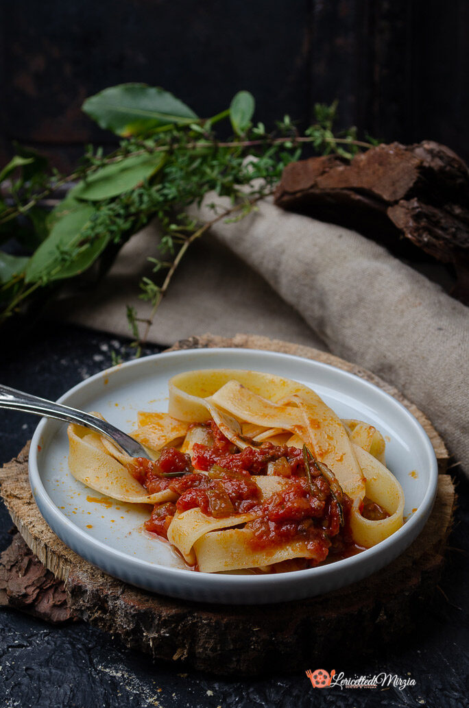 Pappardelle al ragù di cinghiale