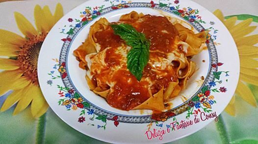 Pappardelle al ragu’di carne