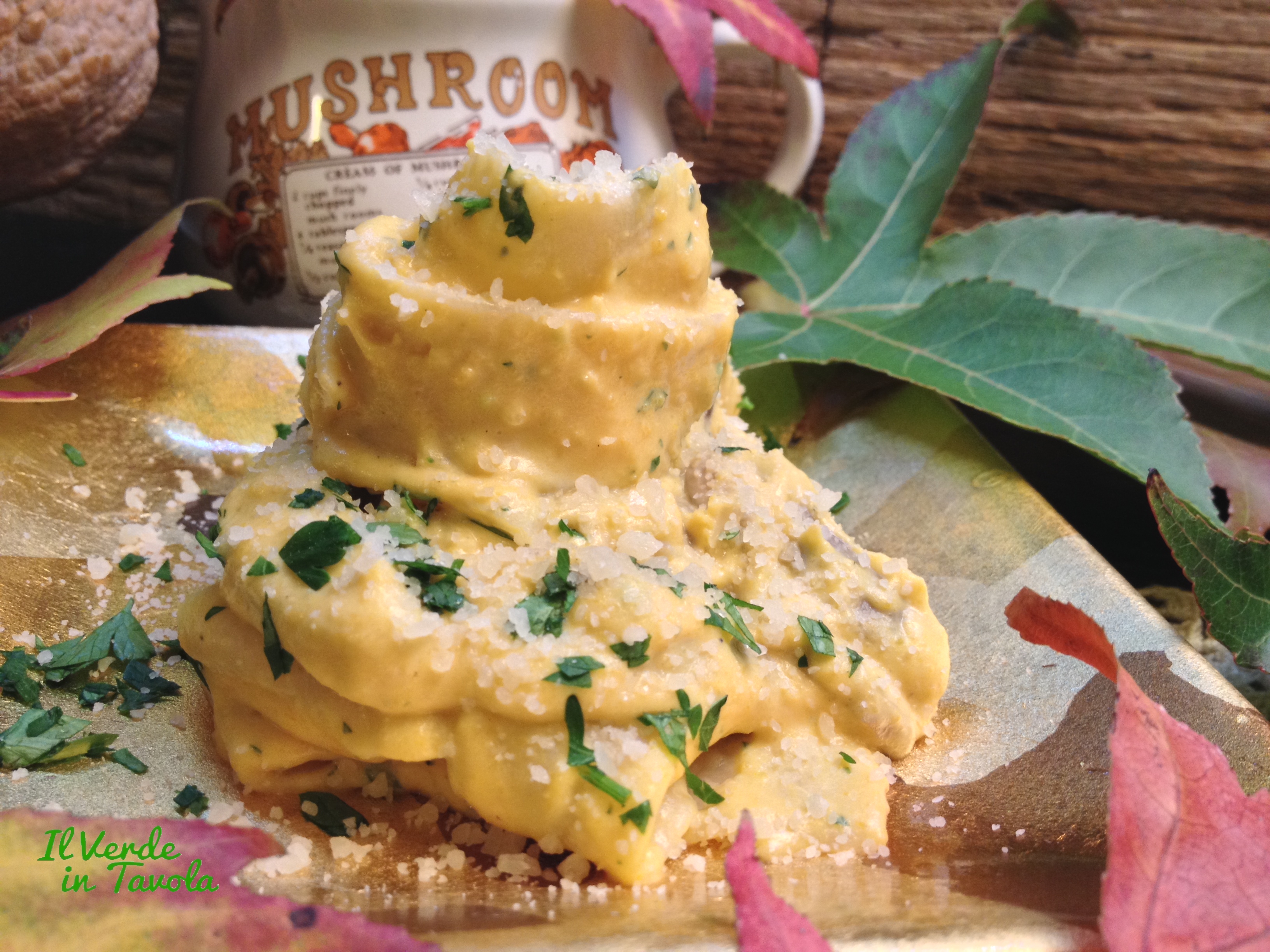 Pappardelle con funghi porcini e zucca