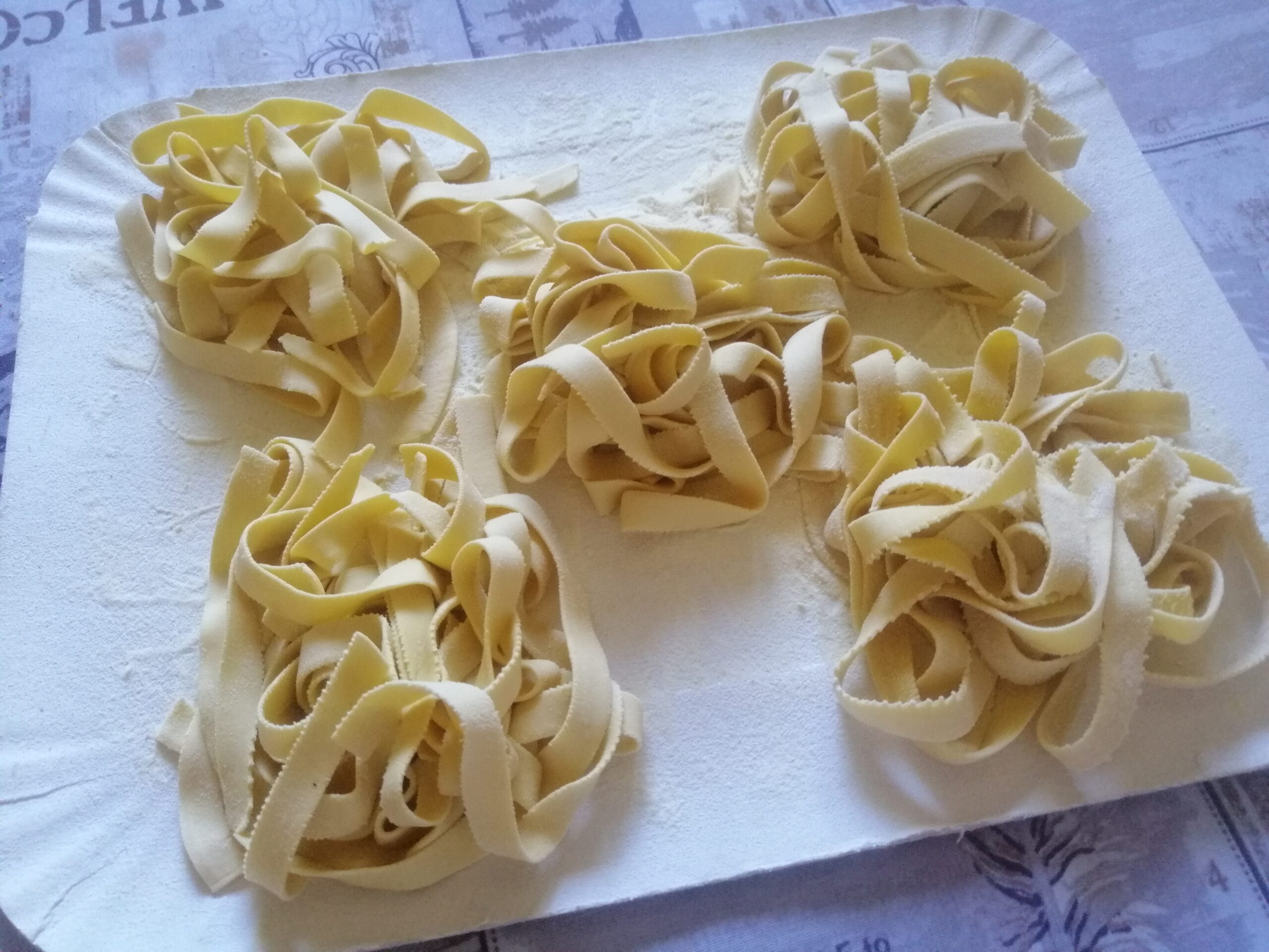 Pappardelle con la pasta maker