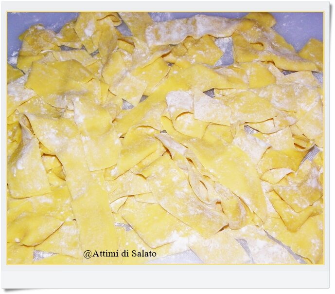 Pappardelle di formaggio fresche
