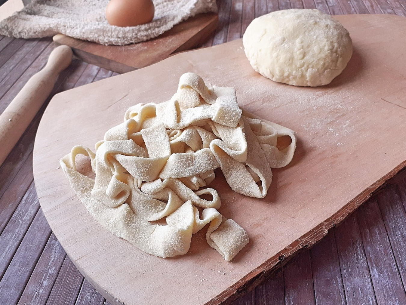Pappardelle fatte in casa