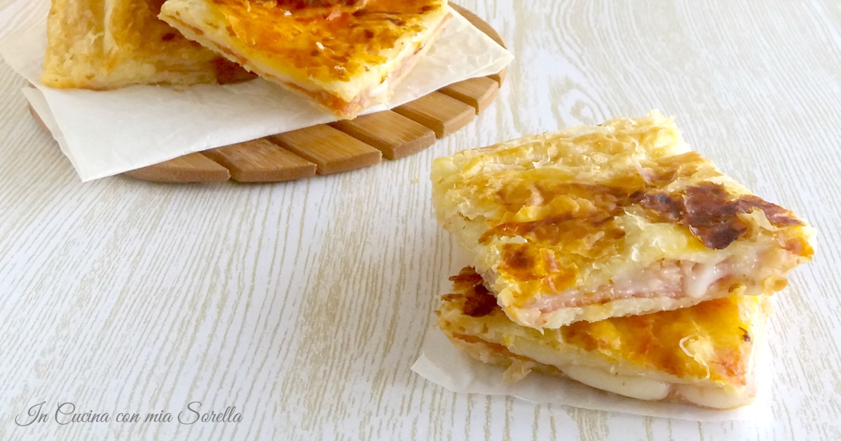 Parigina di pasta sfoglia – ricetta rustico napoletano veloce