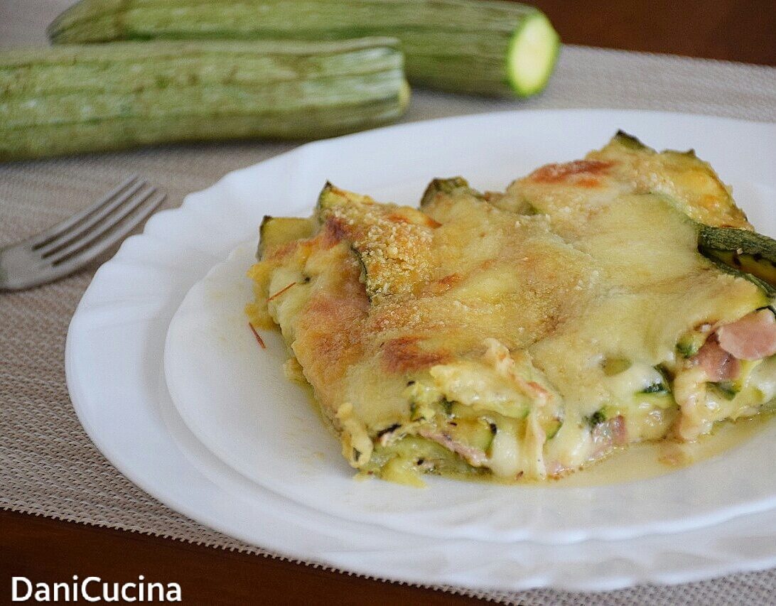 Parmigiana bianca di zucchine