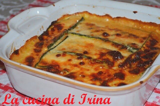 parmigiana bianca di zucchine