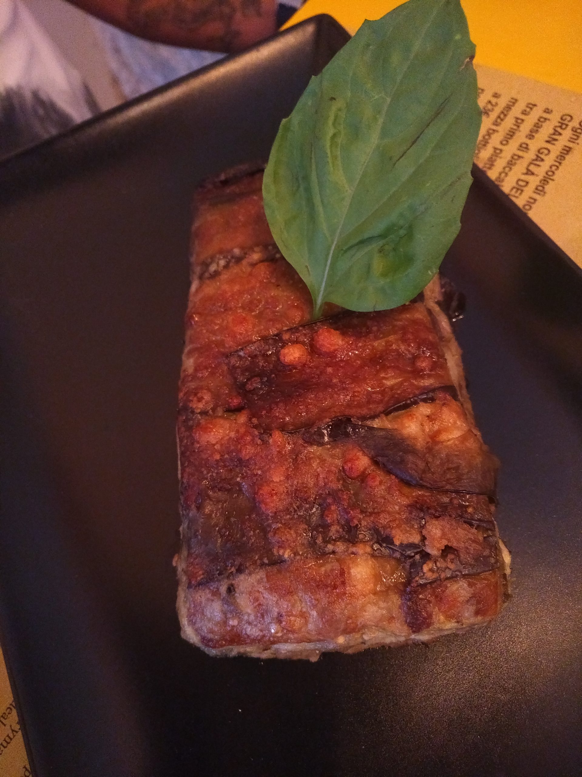 Parmigiana di baccalà e provola