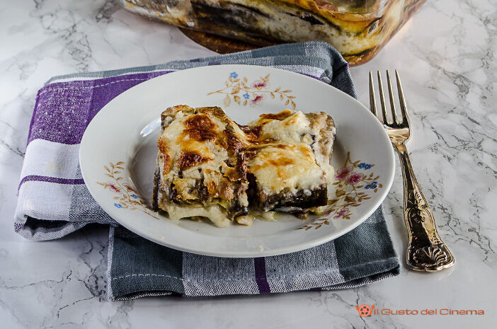 Parmigiana di melanzane bianca